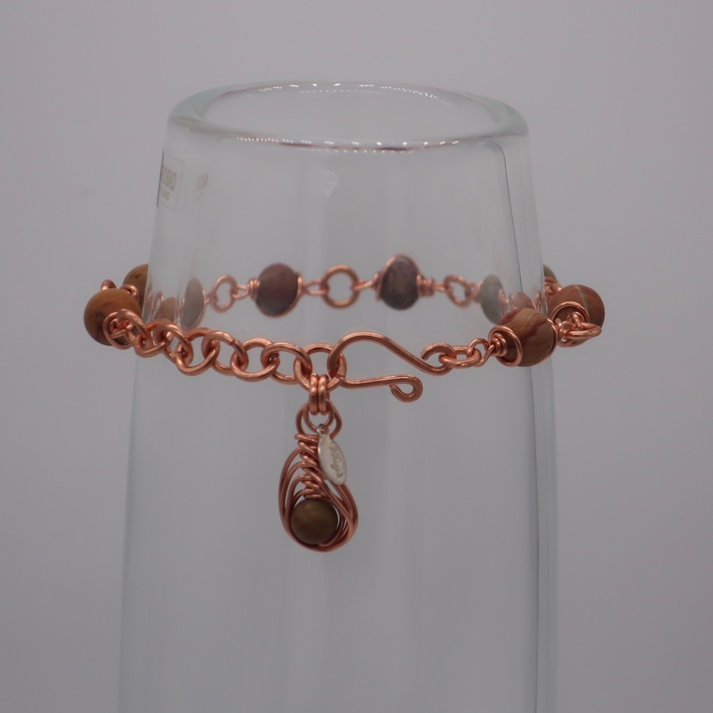 Jasper and Copper Bracelet